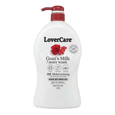 LoverCare Goat's Milk Body Wash 40.7 fl oz (1200ml) - Image 1 of 2