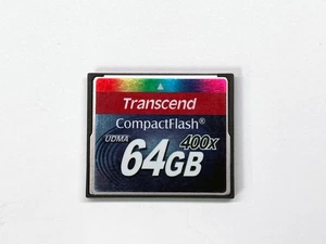 Transcend 64GB 400x Compact Flash Memory Card CF - Picture 1 of 2