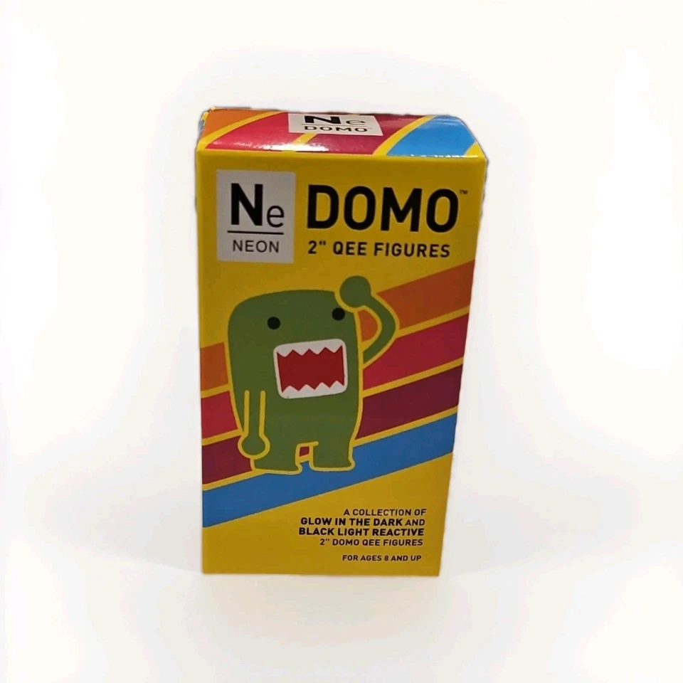 Mini boneco Domo Qee 2" série Neon. Ne Domo [figuras aleatórias]  - Imagem 1 de 4