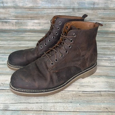 Botas de cuero marrón Golden Fox Boondocker para hombre 9,5 PU6336K10 Foto 1 de 4