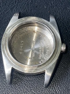Rolex Ladies No. 67000 Stainless Steel Watch Case And Caseback Genuine Montres - Picture 1 of 10
