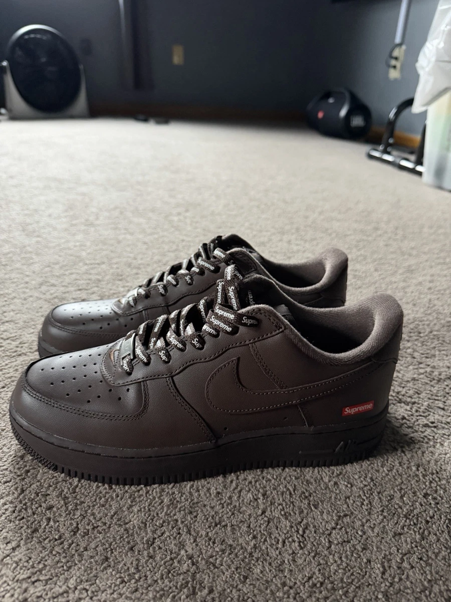Nike Supreme x Air Force 1 Low Box Logo - Baroque Brown for Sale