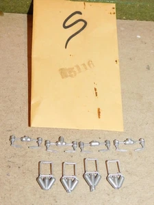 Athearn HO Parts Silver Truck Sideframe Detail Parts F7, GP-35, GP-7/9 NIP - Picture 1 of 2