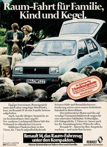 3w8677/Alte Reklame von 1978 – RENAULT 14 - Picture 1 of 1