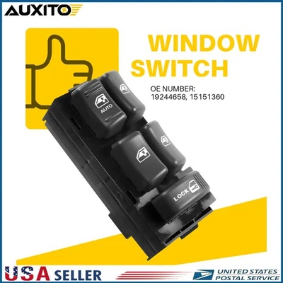 Master Window Switch for Chevy GMC C1500 K2500 Yukon C3500 Bravada Tahoe 95-04 - Image 1 of 4