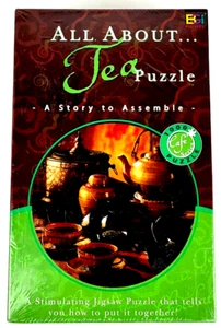 Buffalo Games ALL ABOUT TEA Puzzle A Story To Assemble 1000pc 27x20" ~ New - Picture 1 of 8