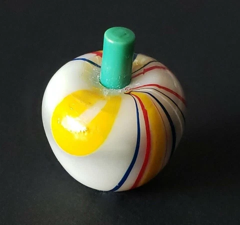 Unusual Vintage 3D Realistic Apple Button...Fruit Cover