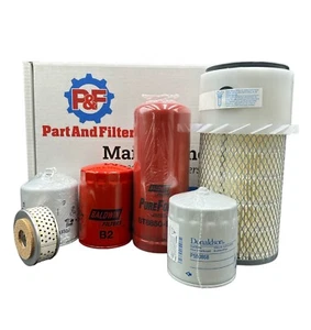 P&F Filter Kit for CASE 580D, 580 Super D Loaders WithG207D Eng. (without Turbo) - Picture 1 of 2