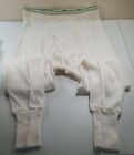 Hanes Thermal Bottom White/Beige  Medium Long Johns Vtg 1977 Men's  Underwear