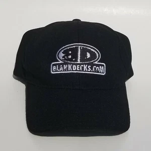 Blankdecks Stretch Fitted Hat Black Youth s/m 20.5" Head Circumference - Picture 1 of 8