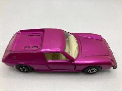Matchbox Superfast Series 1969 No 5 Lotus Europa by Lesney - Met Pink No Labels - Image 1 of 4