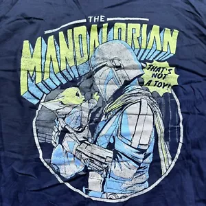 Mad Engine Star Wars mandalorianisches Baby Yoda T-Shirt Erwachsene Lg 42/44 - Bild 1 von 11