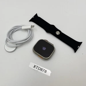Apple Watch Ultra 49mm Titanium - 32GB (Unlocked) A2622 - Very Good Condition - Picture 1 of 5