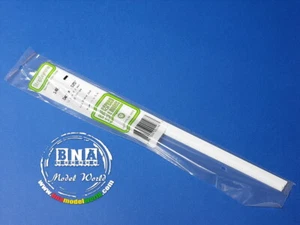 Tira de estireno blanco perenne 1,0 mm x 3,2 mm (,04" x 125") 10 piezas Longitud: 35 cm (14") - Imagen 1 de 1