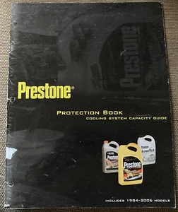 1984 to 2006 Prestone Protection Book Catalog Capacity Guide - Foto 1 di 1