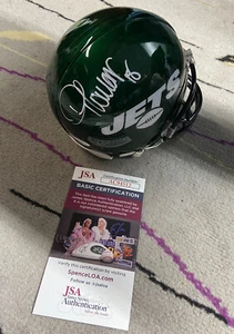 Demaryius Thomas Signed Autograph Auto Jets Football Mini Helmet Broncos JSA COA - Picture 1 of 2