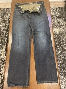 Mens Levi 559 Relaxed Straight Leg Dark Blue Jeans Size 32 x 34 1243 - Picture 1 of 12