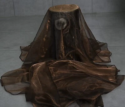 10 YARD Organza Fabric 45" W Crystal Sheer Sewing Craft DIY Wedding Party Décor - Image 1 of 4