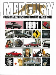 Automobile Brochure 1991 Mercury Full Line - Picture 1 of 1