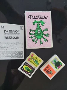 Lotto di 143 Horror Skate Stickers Adesivo Figurina Vintage 1990 Rare master - Foto 1 di 1