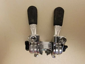 NOS Shimano Stem Shifter.....10 or 12 Speed...Friction...Bike...Silver and Black - Picture 1 of 5