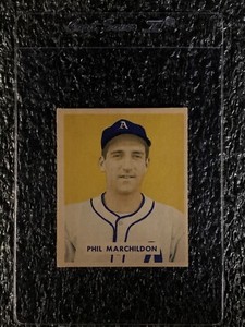 1949 Bowman Baseball High Number #187 Phil Marchildon EX