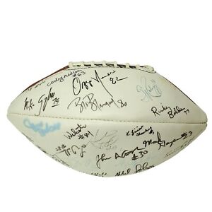 1990S Spalding Autograph Football Cleveland Browns Team Signed Ozzie Newsome 30+