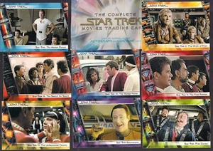 STAR TREK LAS PELÍCULAS COMPLETAS RITTENHOUSE 2007 JUEGO BASE COMPLETO DE 90 CARTAS + ENVOLTURA CASI NUEVO - Imagen 1 de 1
