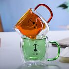250ml Heat Resistant Glass Coffee Cup Double Wall Mug Cup Glass Cup  Water Tea