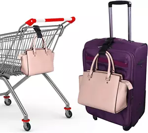 2 Pcs Add a Bag Luggage Strap, Heavy Duty Adjustable Suitcase Belt Travel Attach - Picture 1 of 8