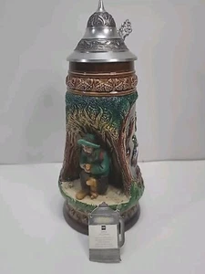 Cerveza Gruta Vida Silvestre "CAZADOR con Perro" Stein Edición Limitada #8447 con Certificado de Autenticidad - Imagen 1 de 24