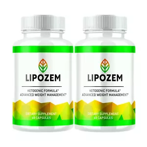 2 Pack Lipozem Advanced Dietary Pills to Support Weight Loss and Gut Health Hot - Picture 1 of 9