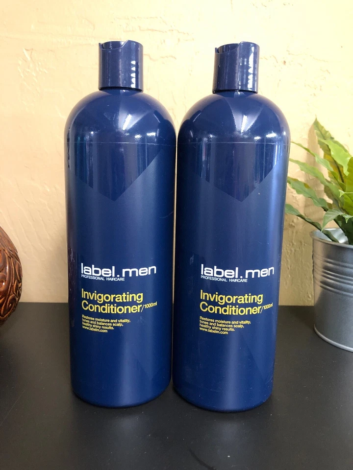 2 Label men Invigorating Conditioner (Restores Moisture and 1000ml/33.8oz Each - Image 1 of 1