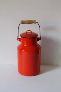 Milk Jug Jug Enamel Enamel Red 2 Litre 092425 - Picture 1 of 1