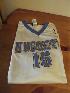 DENVER NUGGETS Carmelo Anthony #15 NBA BASKETBALL JERSEY SZ 2XL Reebok - Picture 1 of 8
