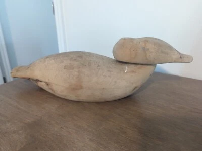 Vintage Rough Cut Wooden Decoy Blank *CQ - Image 1 of 4