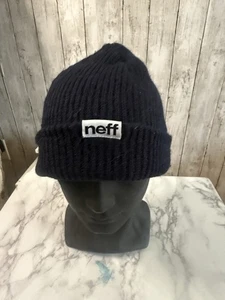 Neff Beanie Mütze Unisex schwarz gerippt Einheitsgröße faltbar leicht - Bild 1 von 7