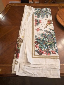 Williams Sonoma ‘Twas The Night Before Christmas Tablecloth 70”x120” Multicolore - Picture 1 of 7
