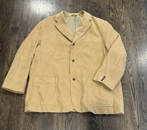 EDDIE BAUER Mens Corduroy Blazer Sport Coat Casual Jacket Size XXXL Tall 3XLT - Picture 1 of 10