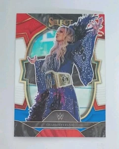 2023 Panini Select WWE - Charlotte Flair - RED, WHITE & BLUE PRIZM - Bild 1 von 2