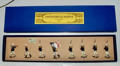 Hiriart Set Infantería Colonial Francesa de Marina [en el extranjero] 1890 Foto 1 de 4