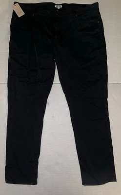 Pantalón Peter Millar Signature Satén Cinco Bolsillos 42x32 Negro Nuevo con Etiquetas Foto 1 de 4