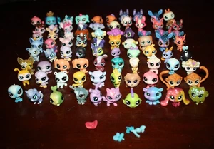 Lot of 80 small Littlest Pet Shop LPS Authentic Dogs Cats Turtles Rabbits Etc #3 - Picture 1 of 7
