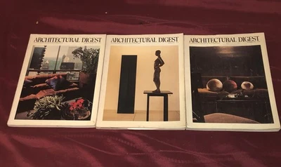 Lot Of 3 ARCHITECTURAL DIGEST  1979 January/Feb, March, December - Image 1 of 2