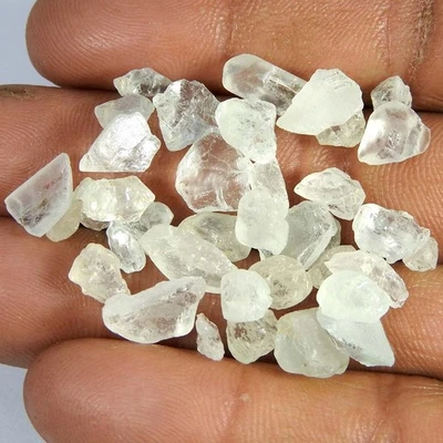 Piedra preciosa cabujón áspera faceta topacio blanco 100 % natural 55,45 quilates. lote Foto 1 de 3