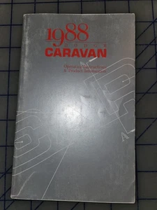 1988 Dodge Caravan Owners Manual - Picture 1 of 1