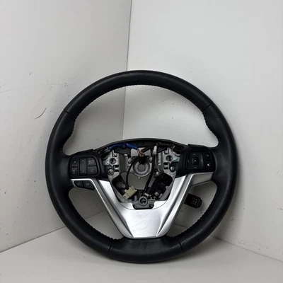 2016 TOYOTA HIGHLANDER HEATED STEERING WHEEL W/ SWITCH BUTTON LEATHER OEM - Imagem 1 de 4