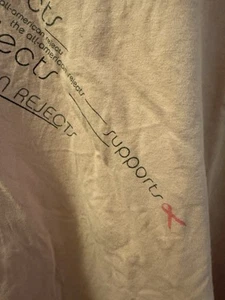 All American Rejects Breast, Cancer Awareness, T-Shirt ￼ - Picture 1 of 3