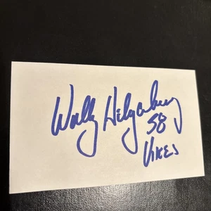 Wally Hilgenberg (Iowa) LB, ‘64-67 Detroit Lions, ‘68-78 Minnesota Vikings D.’08 - Picture 1 of 3