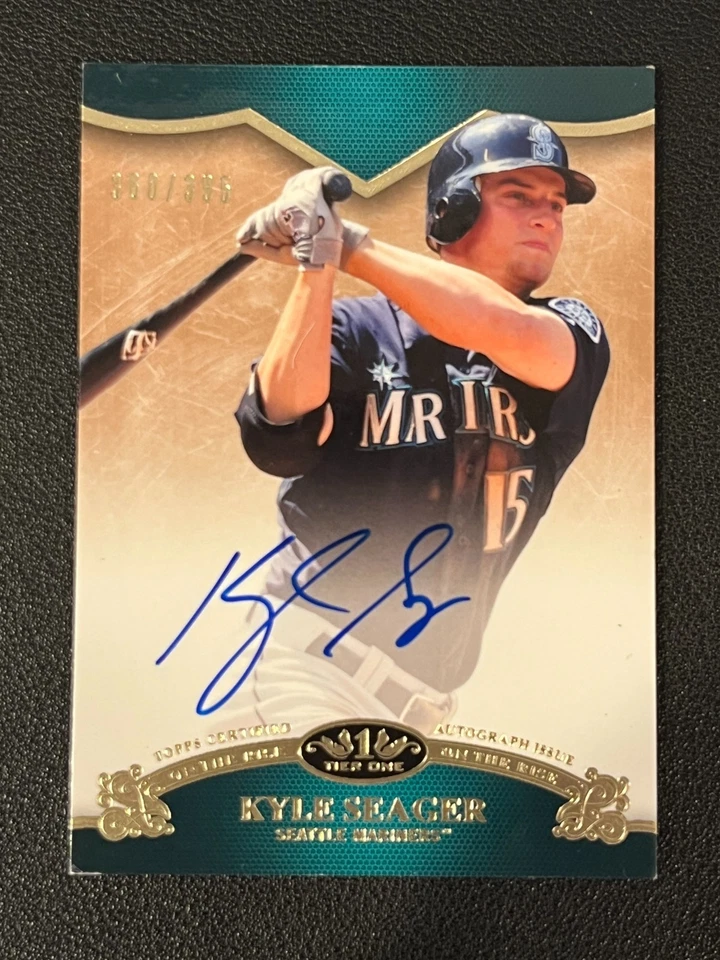 Kyle Seager 2012 Topps Tier One Auto On The Rise /395 Mariners - Image 1 of 2